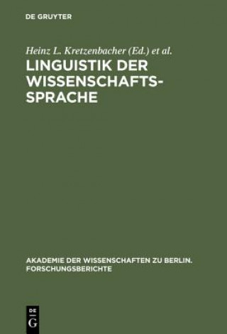 Könyv Linguistik der Wissenschaftssprache Heinz L. Kretzenbacher