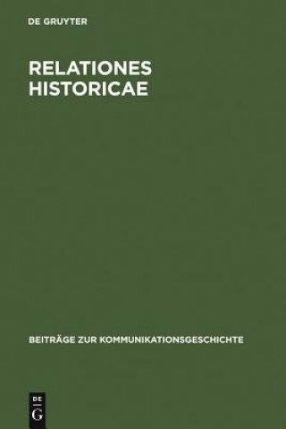 Könyv Relationes Historicae Klaus Bender