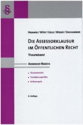 Carte Die Assessorklausur im Öffentlichen Recht Karl-Edmund Hemmer