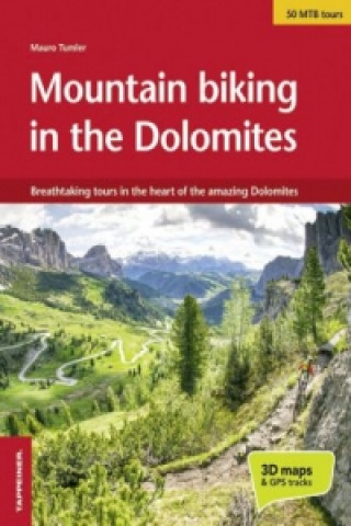 Kniha Moutain biking in the Dolomites Mauro Tumler