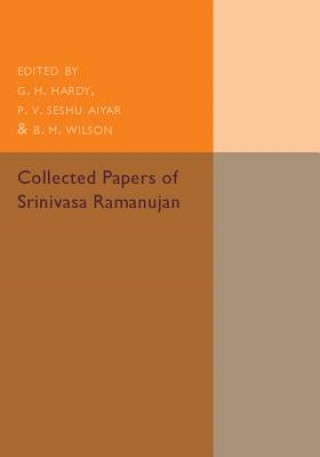 Book Collected Papers of Srinivasa Ramanujan Srinivasa Ramanujan