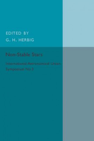 Kniha Non-Stable Stars George H. Herbig