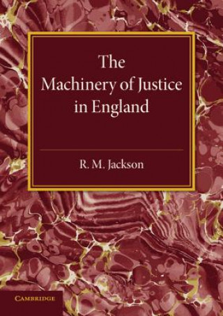 Kniha Machinery of Justice in England R.