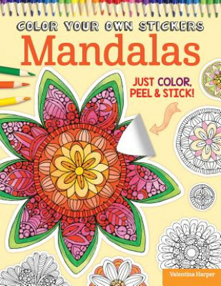 Carte Color Your Own Stickers Mandalas Valentina Harper