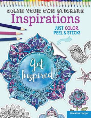 Book Color Your Own Stickers Inspirations Valentina Harper