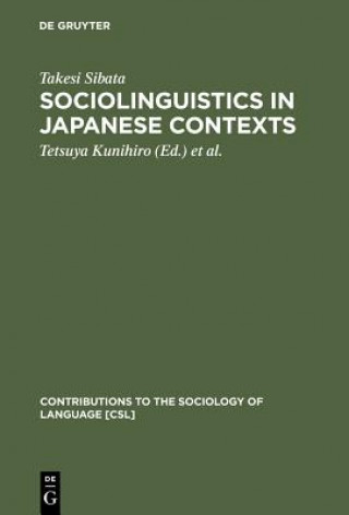 Książka Sociolinguistics in Japanese Contexts Takesi Sibata