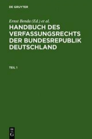 Carte Handbuch Des Verfassungsrechts Der Bundesrepublik Deutschland Ernst Benda