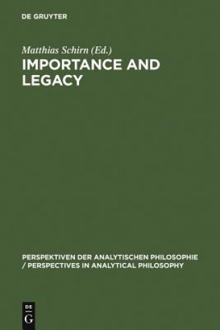 Buch Importance and Legacy Matthias Schirn