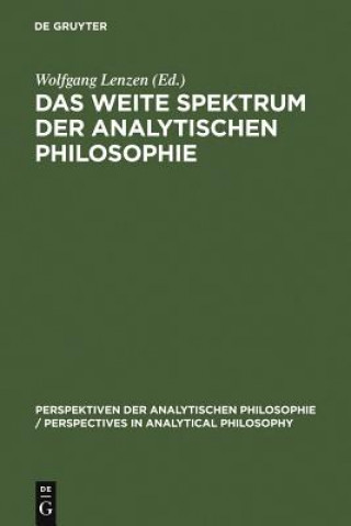 Carte weite Spektrum der Analytischen Philosophie Wolfgang Lenzen