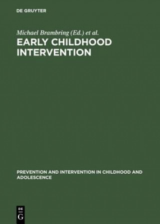 Könyv Early Childhood Intervention Andreas Beelmann