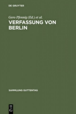 Kniha Verfassung Von Berlin Gisela von Lampe