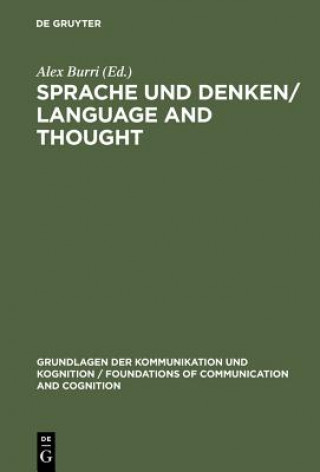 Książka Sprache und Denken / Language and Thought Alex Burri