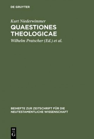 Книга Quaestiones theologicae Kurt Niederwimmer