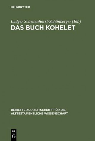 Kniha Das Buch Kohelet Ludger Schwienhorst-Schönberger