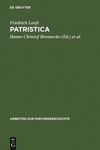 Książka Patristica Friedrich Loofs