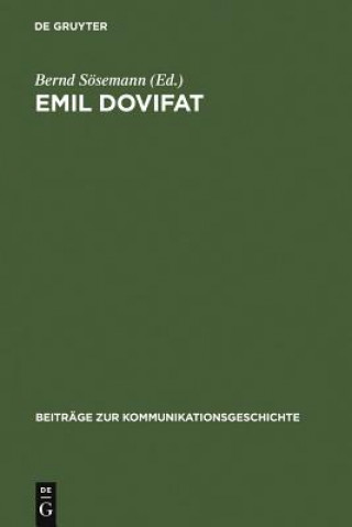 Kniha Emil Dovifat Bernd Sösemann