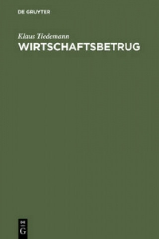 Kniha Wirtschaftsbetrug Klaus Tiedemann