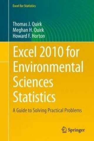 Book Excel 2010 for Environmental Sciences Statistics Thomas J. Quirk
