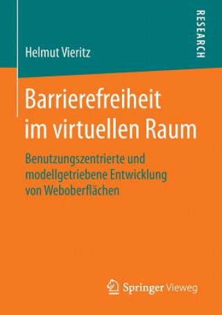 Kniha Barrierefreiheit Im Virtuellen Raum Helmut Vieritz