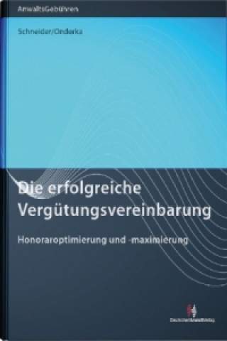 Könyv Die erfolgreiche Vergütungsvereinbarung Norbert Schneider
