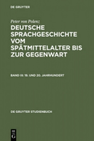 Könyv 19. und 20. Jahrhundert Peter von Polenz
