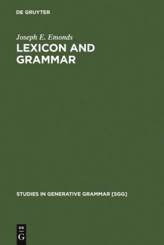 Book Lexicon and Grammar Joseph E. Emonds