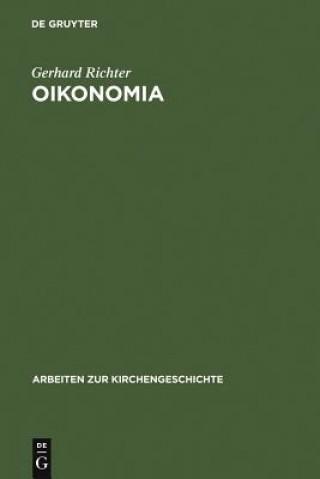 Książka Oikonomia Gerhard Richter