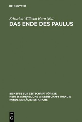 Livre Ende des Paulus Friedrich Wilhelm Horn