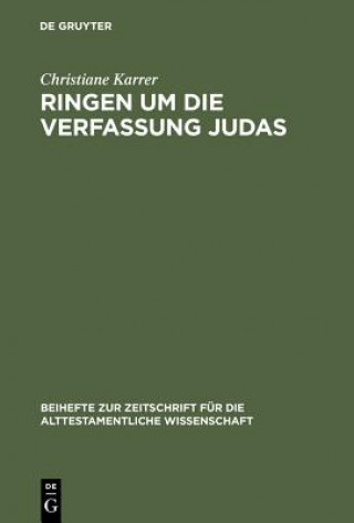 Livre Ringen um die Verfassung Judas Christiane Karrer