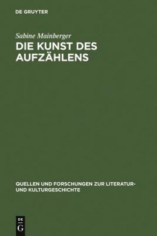 Book Die Kunst des Aufzahlens Sabine Mainberger