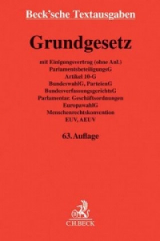 Kniha Grundgesetz (GG) 