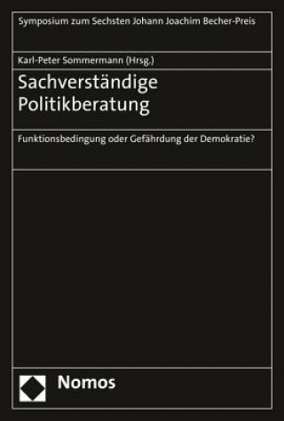 Kniha Sachverständige Politikberatung Karl-Peter Sommermann