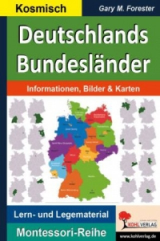 Carte Deutschlands Bundesländer Gary M. Forester