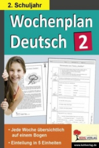 Kniha Wochenplan Deutsch, 2. Schuljahr Birgit Brandenburg