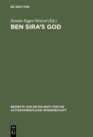 Könyv Ben Sira's God Renate Egger-Wenzel