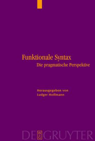 Książka Funktionale Syntax Ludger Hoffmann