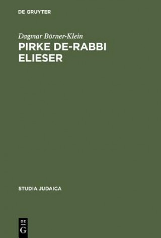 Könyv Pirke de-Rabbi Elieser Dagmar Borner-Klein