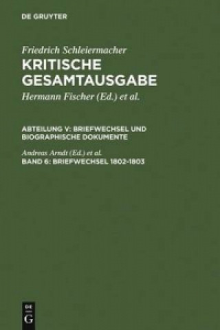 Könyv Briefwechsel 1802-1803 Andreas Arndt