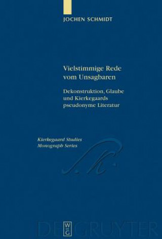 Kniha Vielstimmige Rede vom Unsagbaren Jochen Schmidt