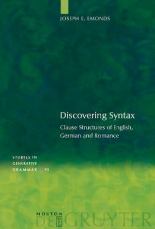 Kniha Discovering Syntax Joseph E. Emonds