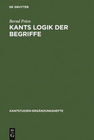 Carte Kants Logik der Begriffe Bernd Prien