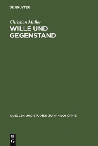 Kniha Wille und Gegenstand Christian Muller