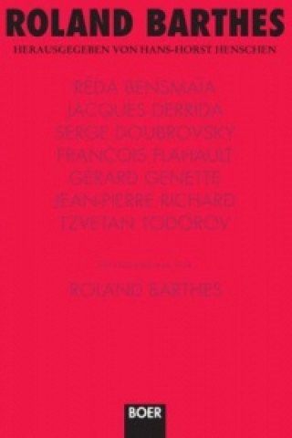 Book Roland Barthes Hans-Horst Henschen