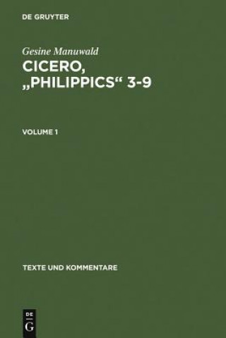 Carte Cicero, "Philippics" 3-9 Gesine Manuwald