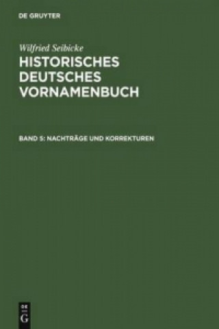 Kniha Nachtrage und Korrekturen Wilfried Seibicke