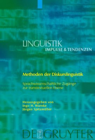 Kniha Methoden der Diskurslinguistik Jürgen Spitzmüller