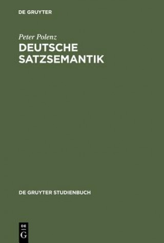 Book Deutsche Satzsemantik Peter von Polenz