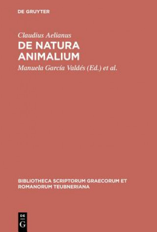 Könyv De Natura Animalium Claudius Aelianus