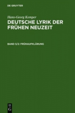 Livre Fruhaufklarung Hans-Georg Kemper