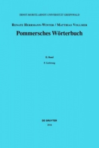 Kniha Pommersches Wörterbuch / Schnubendüwel - sörreher Matthias Vollmer